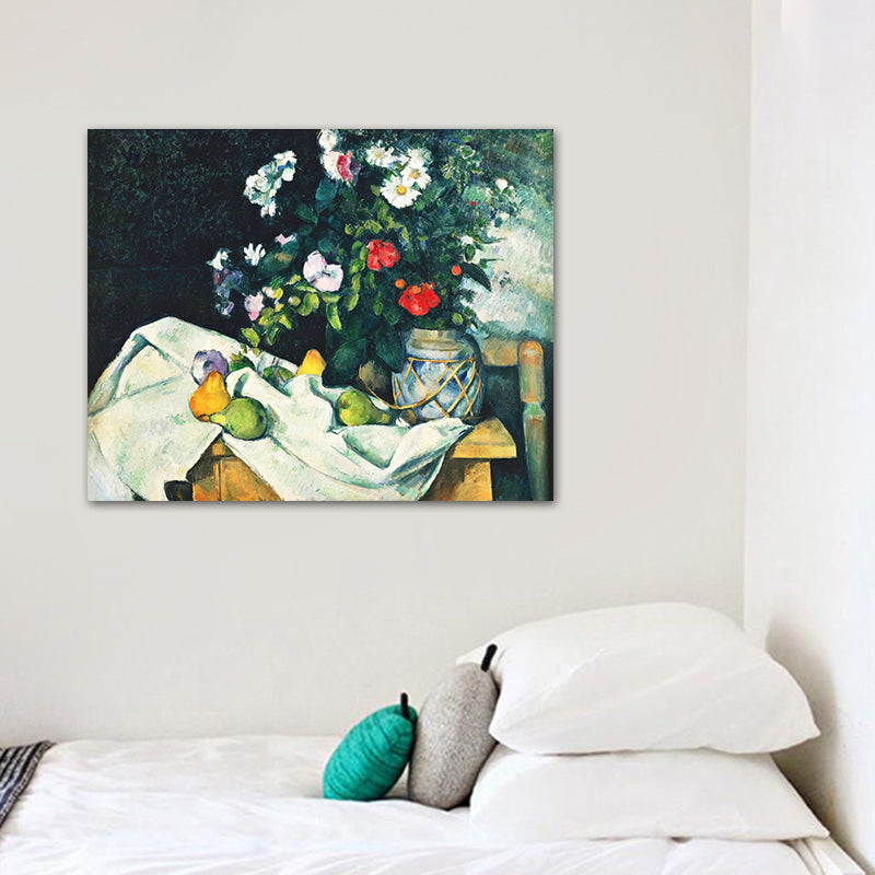 Brehn | Weiches Farb-Landschaftsbild auf Leinwand mit Textur für Schlafzimmer, verschiedene Größen