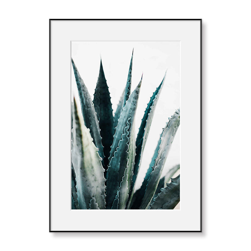 Brehn | Texturierte botanische Blätter Kunstdruck Moderner Stil Leinwand Wanddekoration, verschiedene Größen