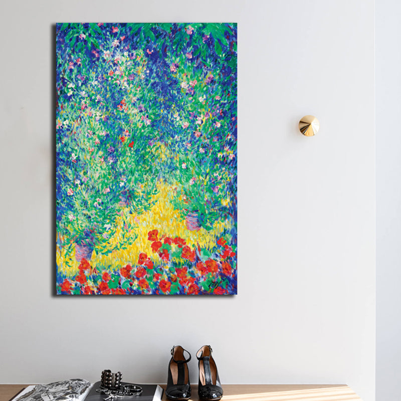 Brehn | Impressionismus Stil Blumen Sträucher Leinwand Botanische Grüne Wand Dekoration, Mehrere Größen