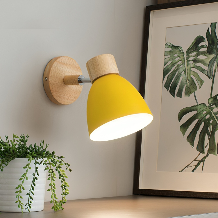 Minimalistische skandinavische Wandleuchte – Nordisches Design für Schlaf- und Wohnzimmer | LED-Beleuchtung