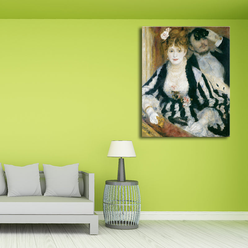 Brehn | Schwarzes Paar Gemälde Impressionismus Stil Texturierte Wandkunst Dekor für Mädchenzimmer