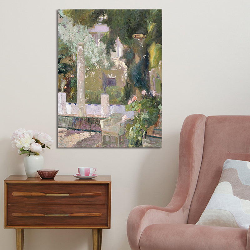 Brehn | Blumen- und botanische Wanddekoration Impressionismus strukturiertes Schlafzimmer Leinwandkunst, mehrere Größen