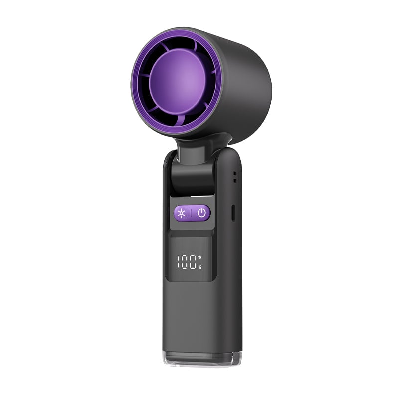 Faltender Mini Handheld Hochgeschwindigkeits-USB-wiederaufladbarer Turbo Ventilator | Brehn