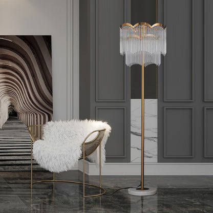 Moderne Kristallglas Stehlampe