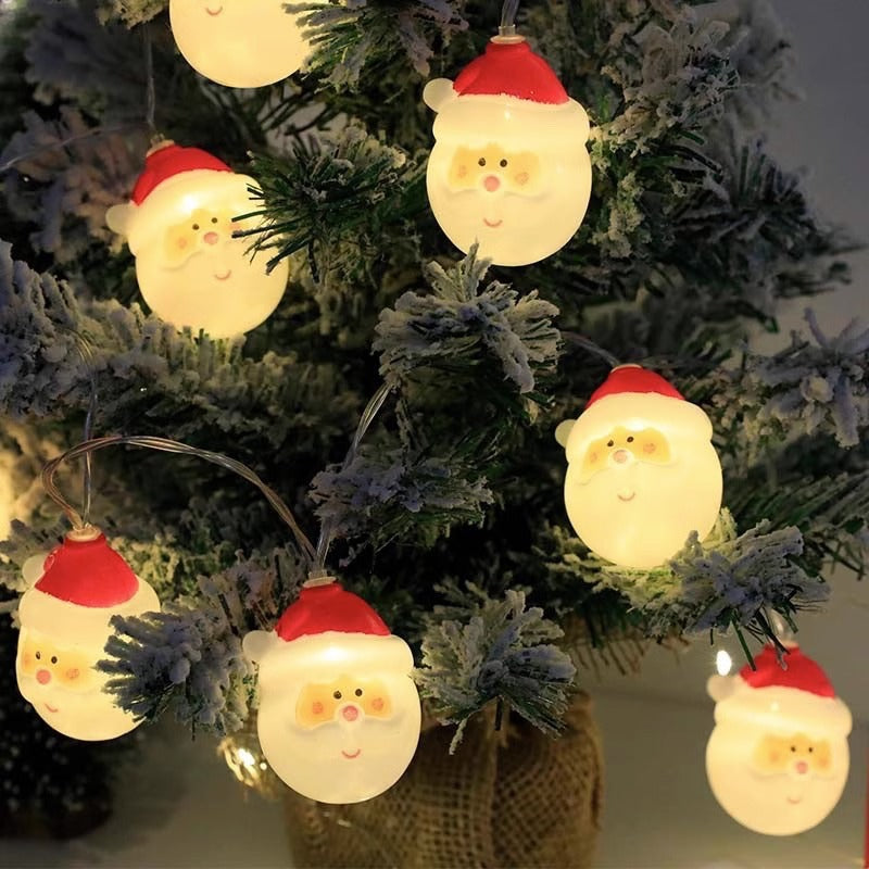 LED-Weihnachts-Lichterkette mit verschiedenen Motiven