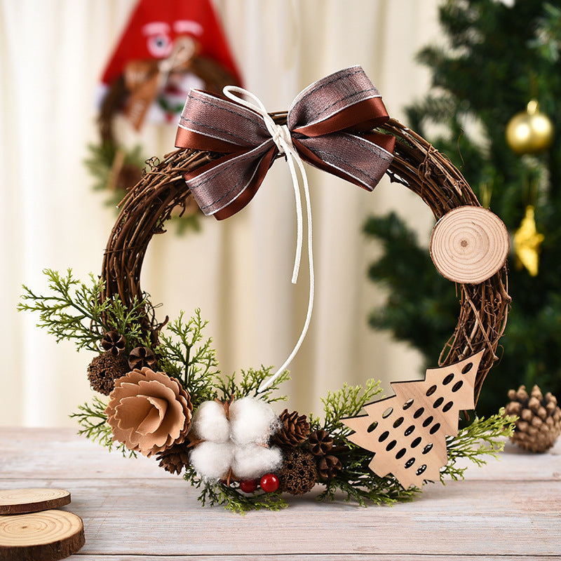 Brehn | Weihnachtskranz, Weidenring, Anhänger, Einkaufscenter Ornamente
