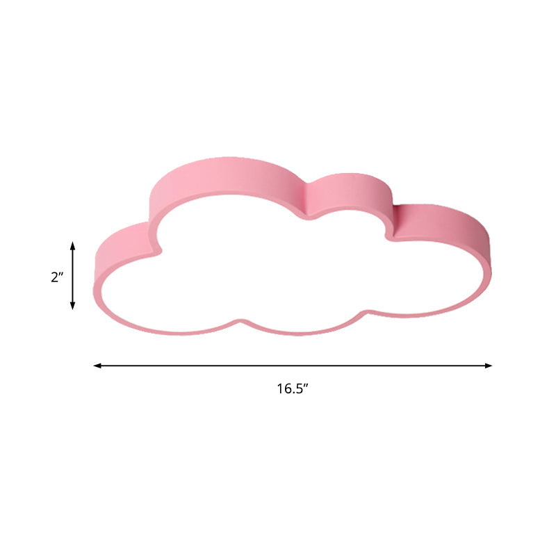 Kinderfreundliche Deckenleuchte im Wolken-Design