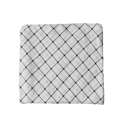 Baumwoll-Musselin Babydecke mit Herzmuster Brehn