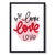 Gerahmter Kunstdruck „Kreis der Liebe“