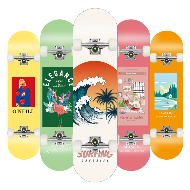 Skateboard mit Galaxy-Design Brehn