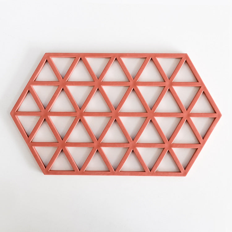 Unisex Silikon Untersetzer mit geometrischem Design Brehn