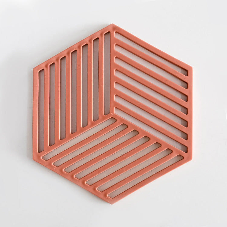 Unisex Silikon Untersetzer mit geometrischem Design Brehn