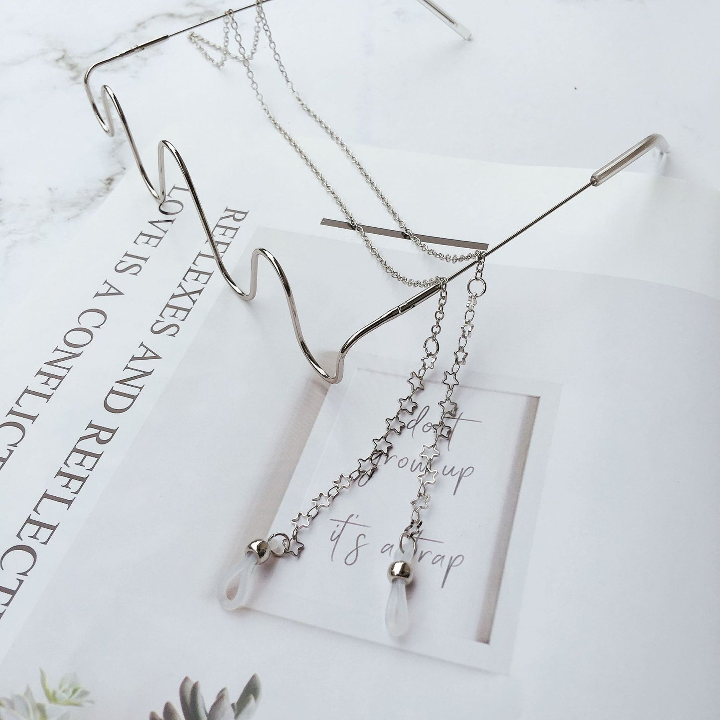Star-Designten Brillen Kette Brehn