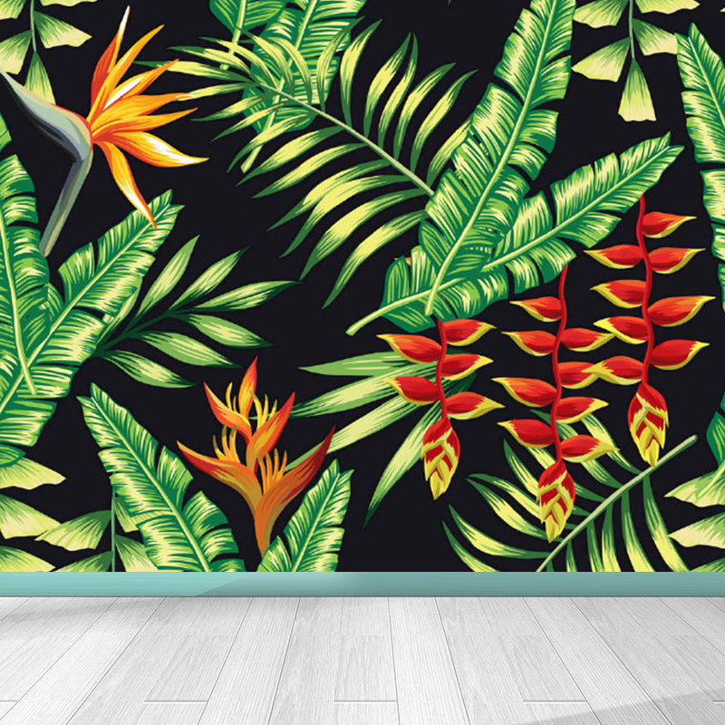 Brehn | Zachte Kleur Hedendaagse Muurbehang Huge Botanische Muurdecoratie voor Woonkamer