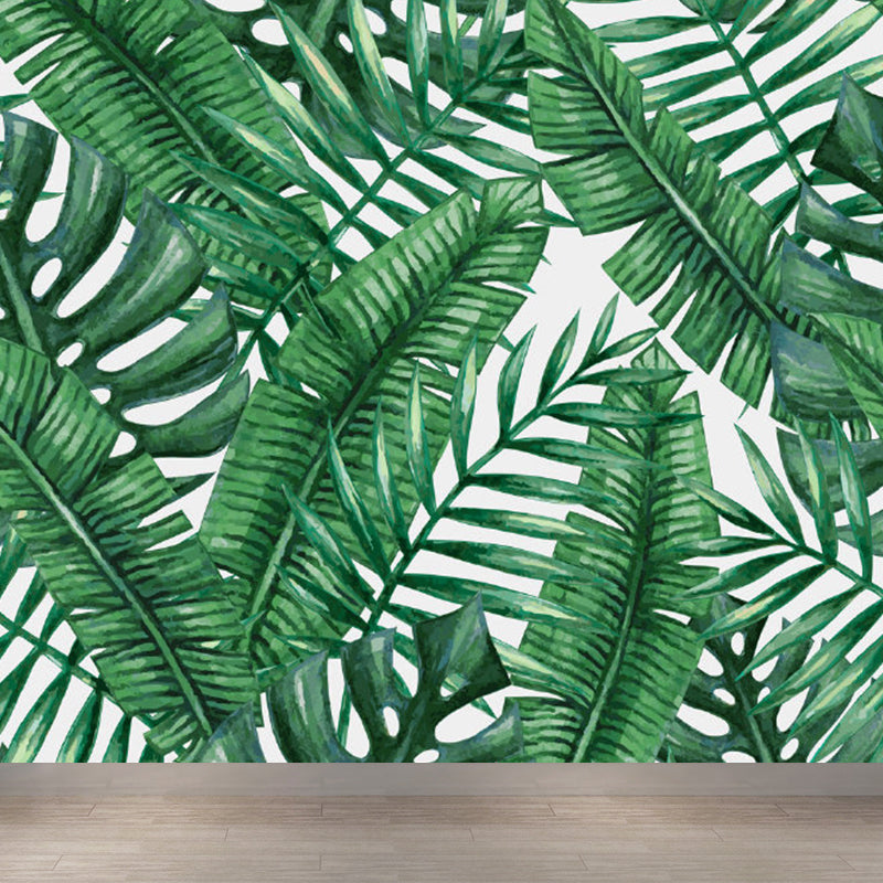 Brehn | Zachte Kleur Hedendaagse Muurbehang Huge Botanische Muurdecoratie voor Woonkamer