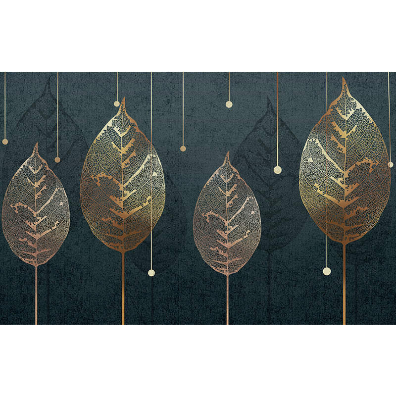 Brehn | Grote Bladeren Muurstickers voor Badkamer Botanische Wanddecoratie in Pastel Kleur, Vochtbestendig