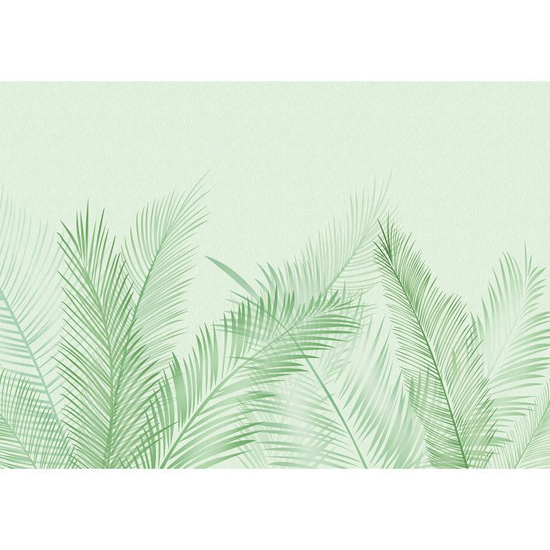 Brehn | Grote Bladeren Muurstickers voor Badkamer Botanische Wanddecoratie in Pastel Kleur, Vochtbestendig