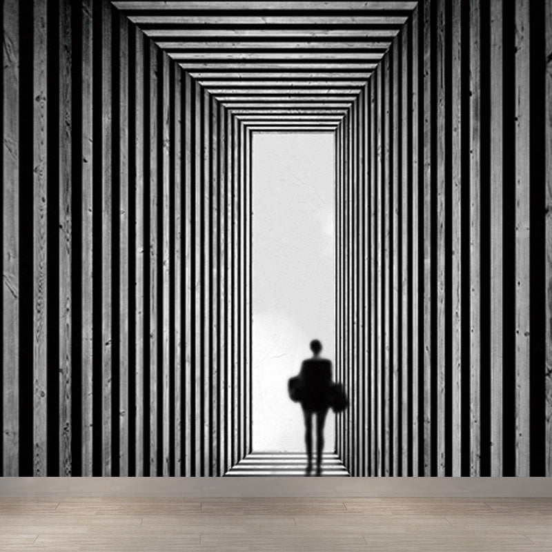 Brehn | Urban Cityscape Muurbehang Donkere Kleur Vochtbestendig Wanddecoratie für Zimmer