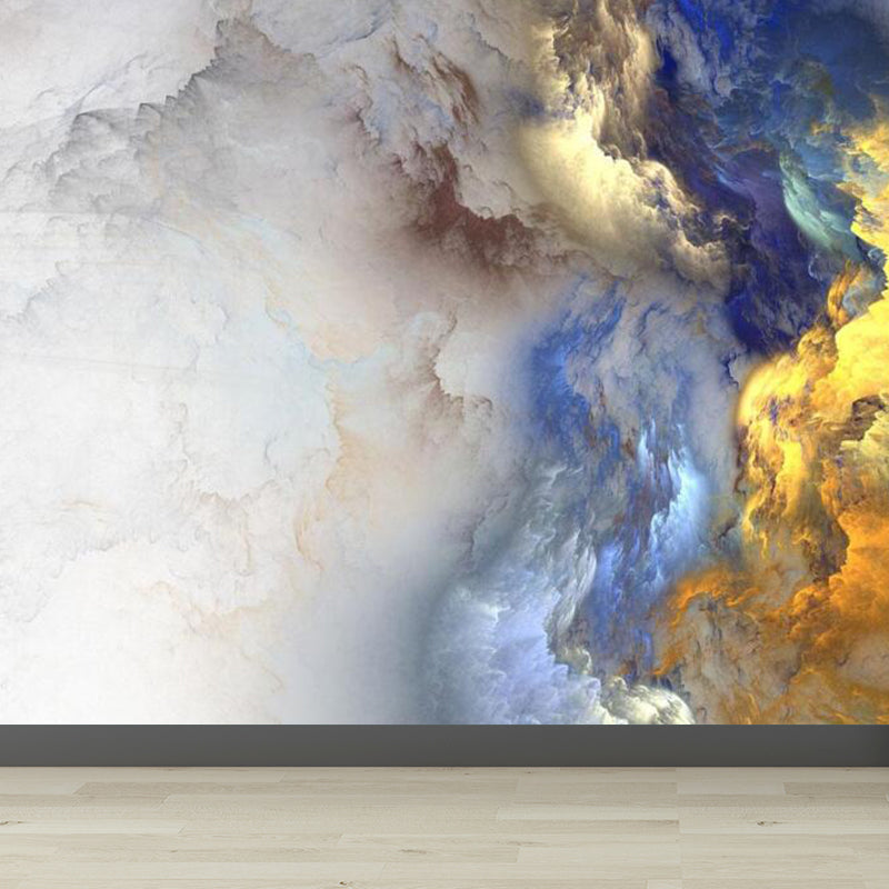Brehn | Moderne Serene Sky Mural Behang Non-Woven Vlekbestendig Lichte Kleur Wandkunst voor Jongenskamer