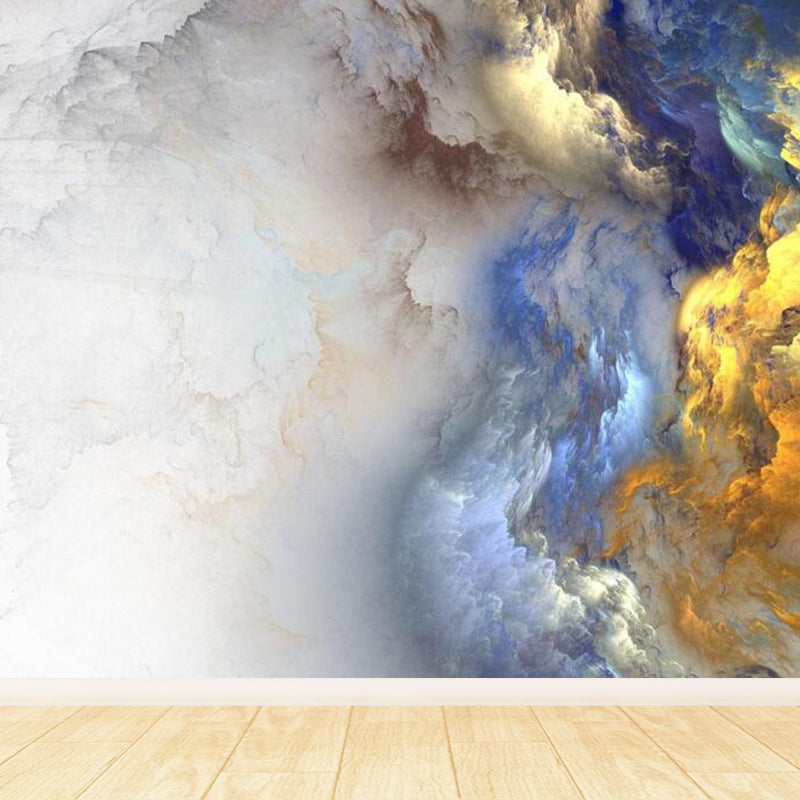 Brehn | Moderne Serene Sky Mural Behang Non-Woven Vlekbestendig Lichte Kleur Wandkunst voor Jongenskamer