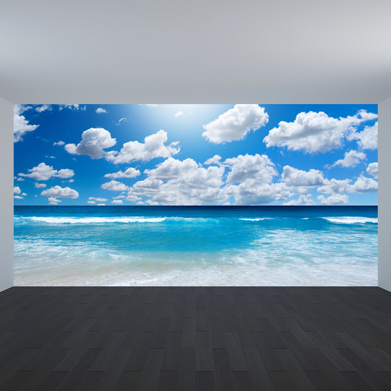 Brehn | Moderne Serene Sky Mural Behang Non-Woven Vlekbestendig Lichte Kleur Wandkunst voor Jongenskamer