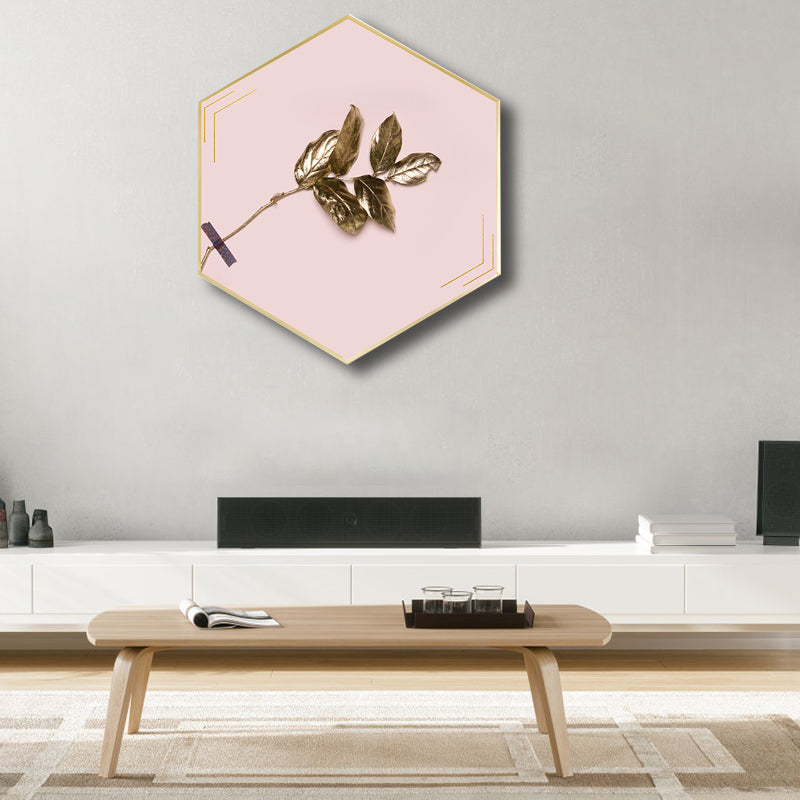 Brehn | Leinwand Pastellfarbe Malerei Nordische Plattenblätter Wandkunst Druck, Multiple Größen