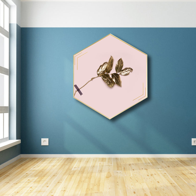 Brehn | Leinwand Pastellfarbe Malerei Nordische Plattenblätter Wandkunst Druck, Multiple Größen