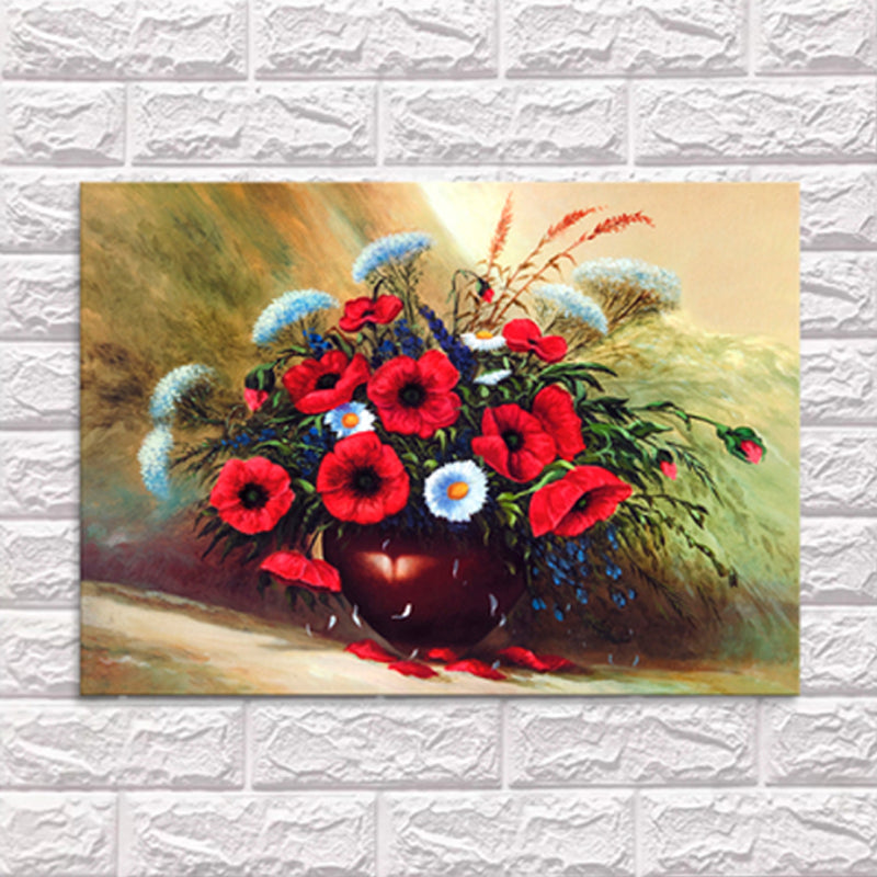 Brehn | Impressionismus Blühende Blumen Wanddekor Leinwand Lichtfarbe Florentine Kunstdruck, Mehrere Größen