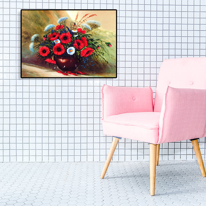 Brehn | Impressionismus Blühende Blumen Wanddekor Leinwand Lichtfarbe Florentine Kunstdruck, Mehrere Größen