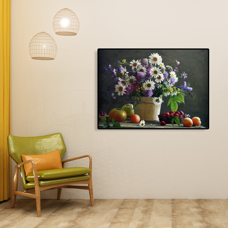 Brehn | Impressionismus Blühende Blumen Wanddekor Leinwand Lichtfarbe Florentine Kunstdruck, Mehrere Größen