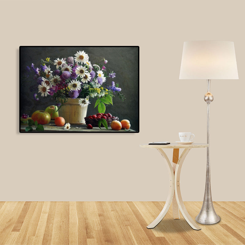 Brehn | Impressionismus Blühende Blumen Wanddekor Leinwand Lichtfarbe Florentine Kunstdruck, Mehrere Größen