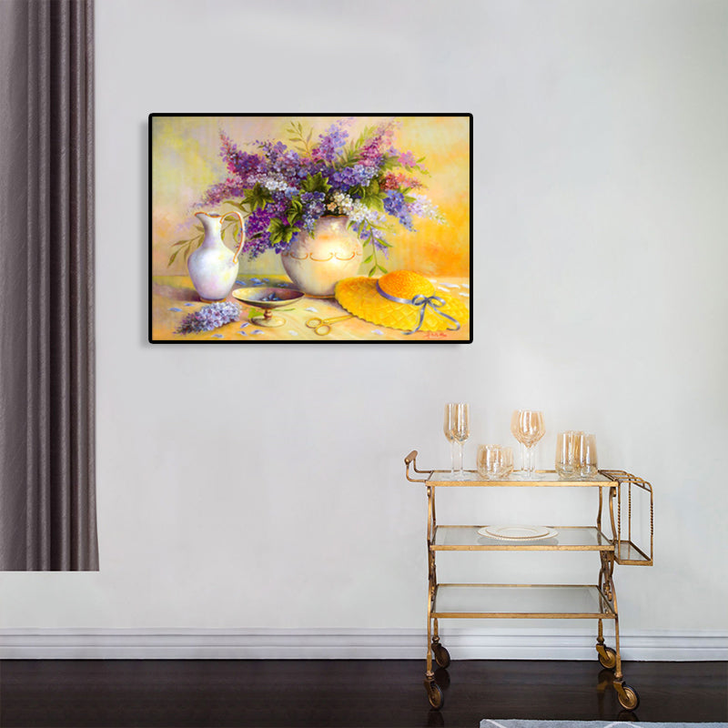 Brehn | Impressionismus Blühende Blumen Wanddekor Leinwand Lichtfarbe Florentine Kunstdruck, Mehrere Größen