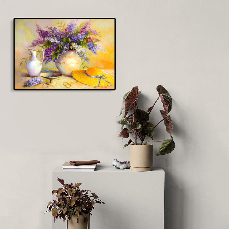 Brehn | Impressionismus Blühende Blumen Wanddekor Leinwand Lichtfarbe Florentine Kunstdruck, Mehrere Größen