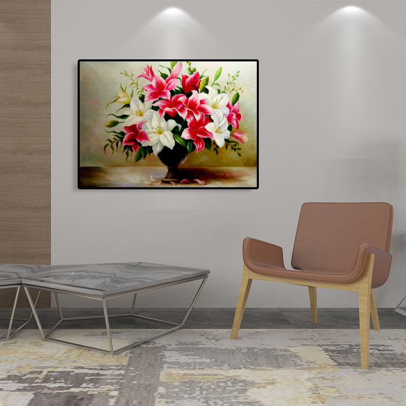 Brehn | Impressionismus Blühende Blumen Wanddekor Leinwand Lichtfarbe Florentine Kunstdruck, Mehrere Größen