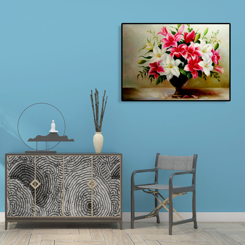 Brehn | Impressionismus Blühende Blumen Wanddekor Leinwand Lichtfarbe Florentine Kunstdruck, Mehrere Größen