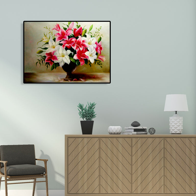 Brehn | Impressionismus Blühende Blumen Wanddekor Leinwand Lichtfarbe Florentine Kunstdruck, Mehrere Größen