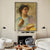 Brehn | Texturiertes Mädchen Kunstdruck-Leinwand Renaissance-Stil Gemälde für das Schlafzimmer von Mädchen