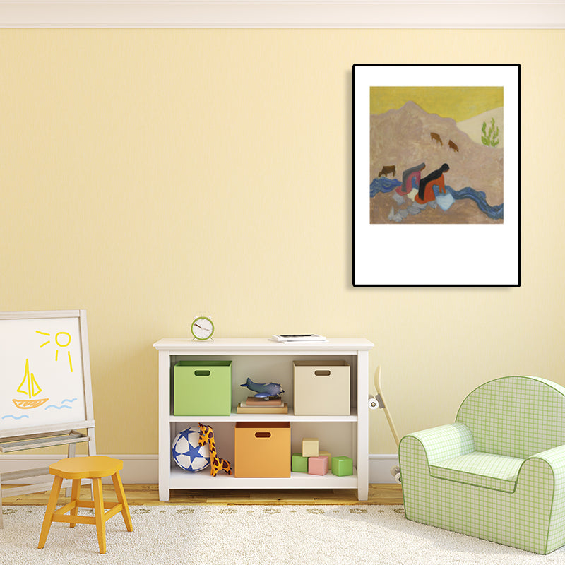 Brehn | Abstract Expressionismus Freizeit Leinwandkunst Helle Farbe Schlafzimmer Malerei, Mehrere Größen