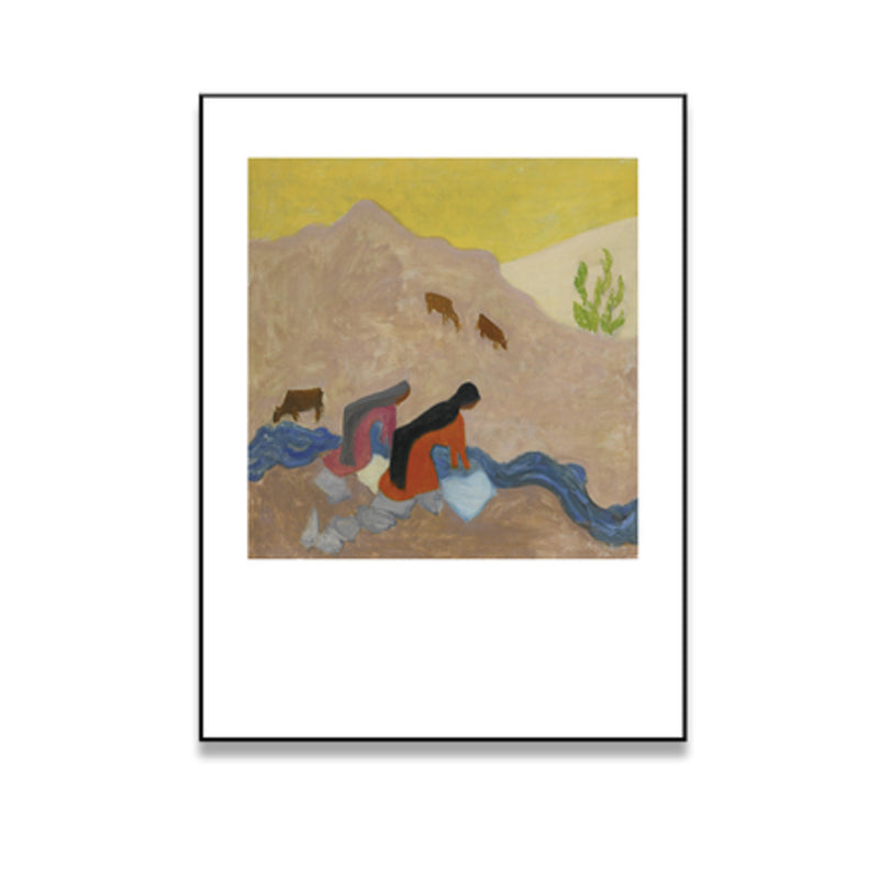 Brehn | Abstract Expressionismus Freizeit Leinwandkunst Helle Farbe Schlafzimmer Malerei, Mehrere Größen