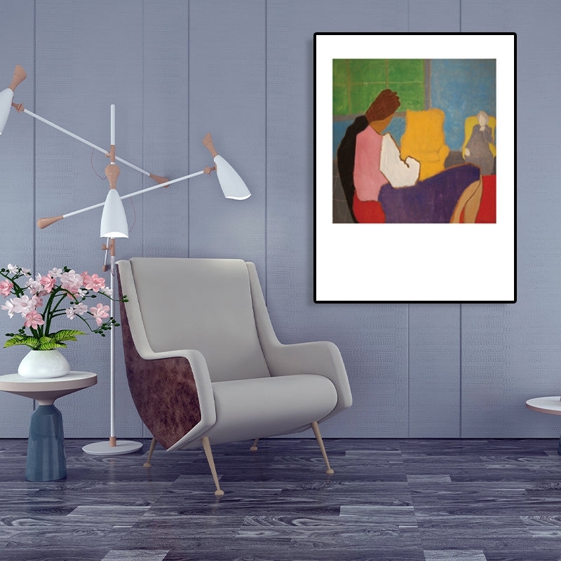 Brehn | Abstract Expressionismus Freizeit Leinwandkunst Helle Farbe Schlafzimmer Malerei, Mehrere Größen