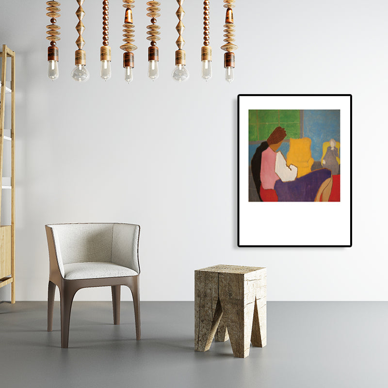 Brehn | Abstract Expressionismus Freizeit Leinwandkunst Helle Farbe Schlafzimmer Malerei, Mehrere Größen
