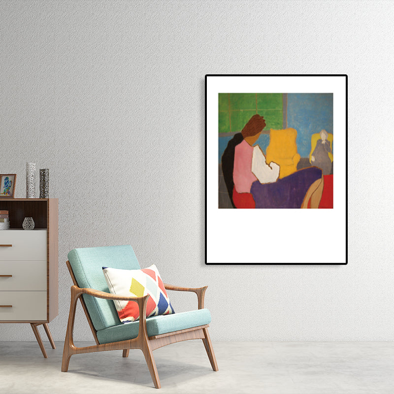 Brehn | Abstract Expressionismus Freizeit Leinwandkunst Helle Farbe Schlafzimmer Malerei, Mehrere Größen
