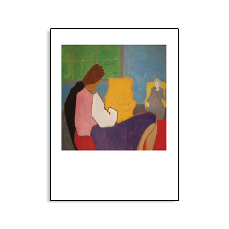 Brehn | Abstract Expressionismus Freizeit Leinwandkunst Helle Farbe Schlafzimmer Malerei, Mehrere Größen
