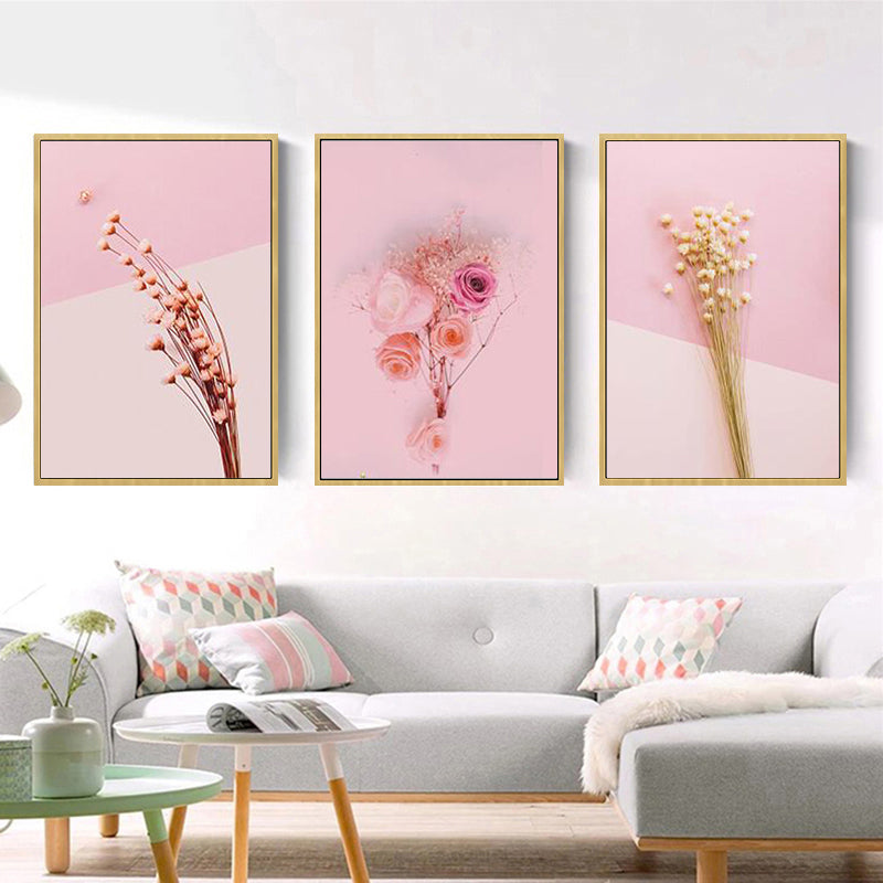 Brehn | Florale gedruckte Fotografie Wand Dekoration Zeitgenössisches Leinwandgemälde, mehrere Größen