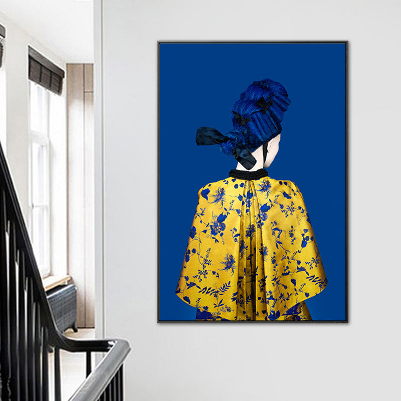 Brehn | Glam Style Girl Rückmalerei Leinwand Lichtfarbe Fotografie Wanddekoration, Verschiedene Größen