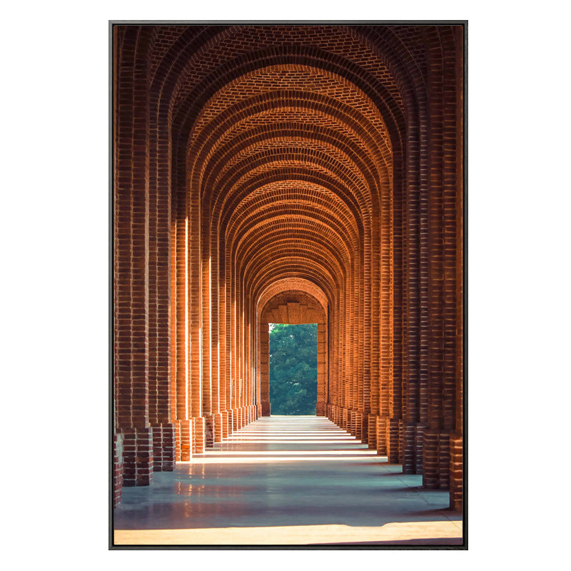 Brehn | Lange gewölbte Galerie Fotografie Gemälde zeitgenössische Leinwand Wanddekoration, mehrere Größen