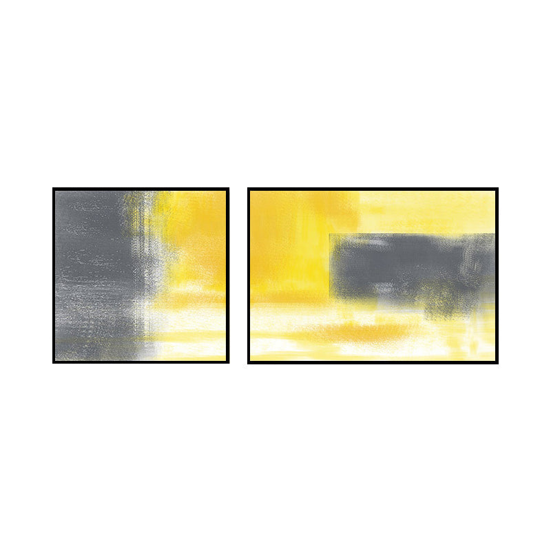 Brehn | Moderne Malerei Druck Abstrakt Leinwand Pastell Multi-Teil Wandkunst Dekor für Hotel