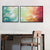 Brehn | Moderne Malerei Druck Abstrakt Leinwand Pastell Multi-Teil Wandkunst Dekor für Hotel