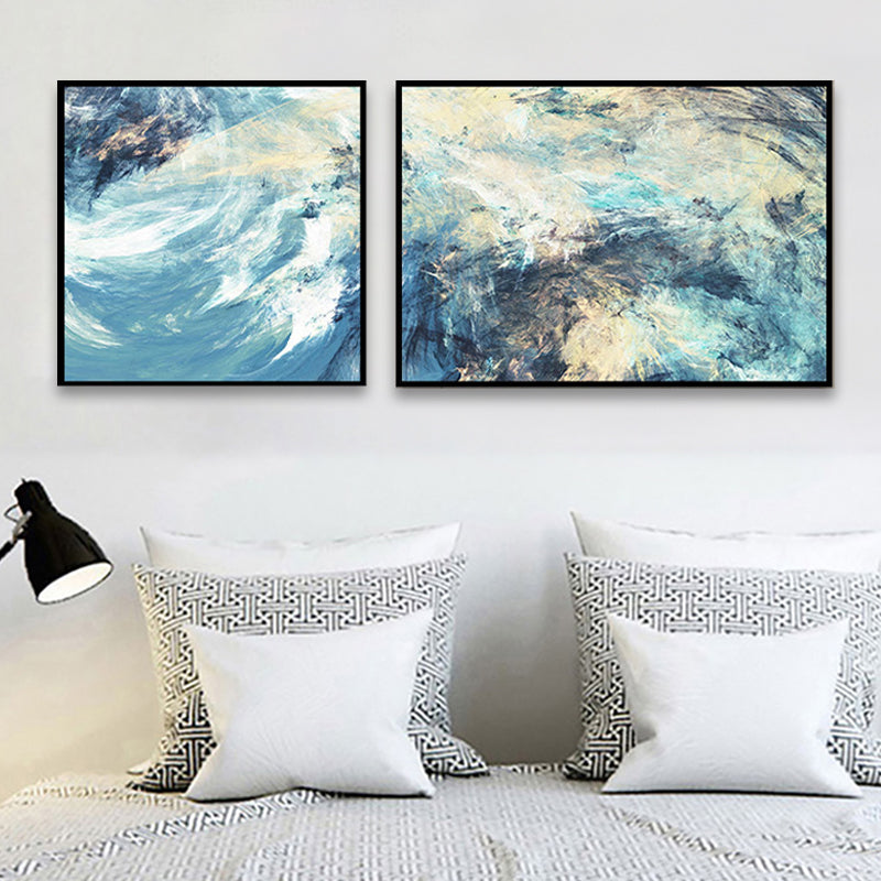 Brehn | Moderne Malerei Druck Abstrakt Leinwand Pastell Multi-Teil Wandkunst Dekor für Hotel