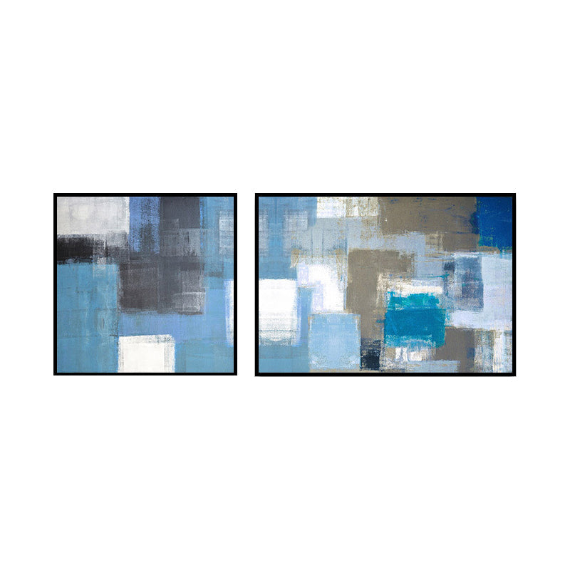 Brehn | Moderne Malerei Druck Abstrakt Leinwand Pastell Multi-Teil Wandkunst Dekor für Hotel